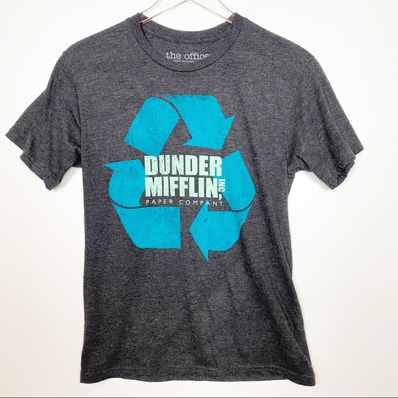 The Office Tops - The Office Dunder Mifflin Recycle Graphic Tee